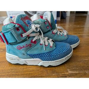 Ewing Athletics‎ 33 HI All-Star Mens Blue Suede Lifestyle Sneakers Shoes SZ 7